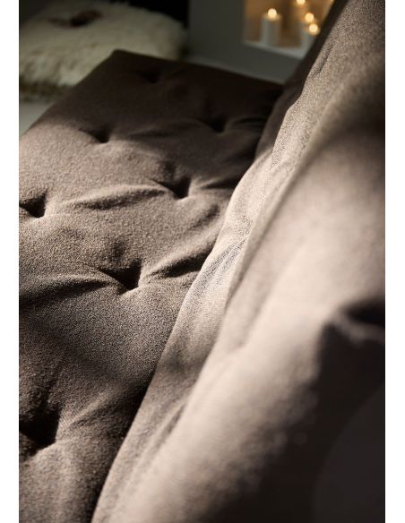 Divano letto matrimoniale Aslak regolabile inclinabile - 358 Taura Chocco