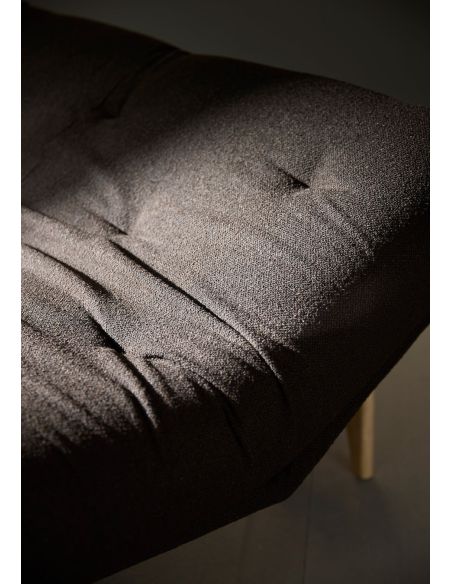 Divano letto matrimoniale Aslak regolabile inclinabile - 358 Taura Chocco