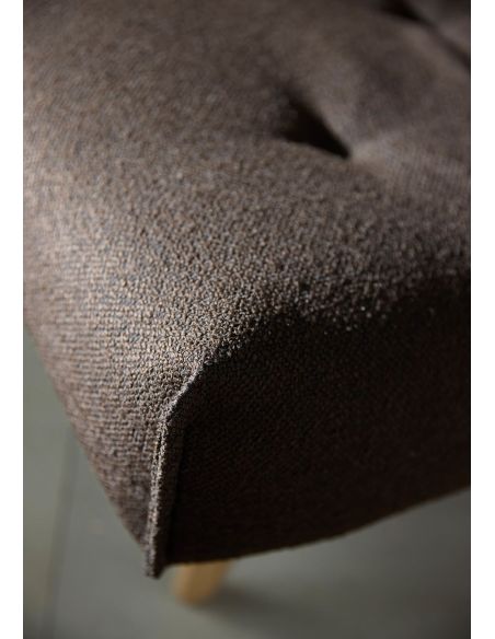 Divano letto matrimoniale Aslak regolabile inclinabile - 358 Taura Chocco