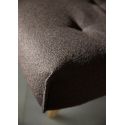 Divano letto matrimoniale Aslak regolabile inclinabile - 358 Taura Chocco