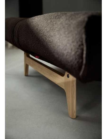 Divano letto matrimoniale Aslak regolabile inclinabile - 358 Taura Chocco