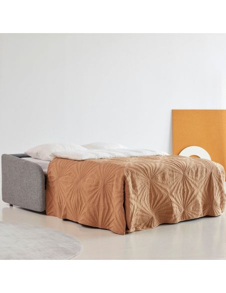 Divano letto ad una piazza e mezza meccanismo a ribalta Eivor - 565 Twist Granite