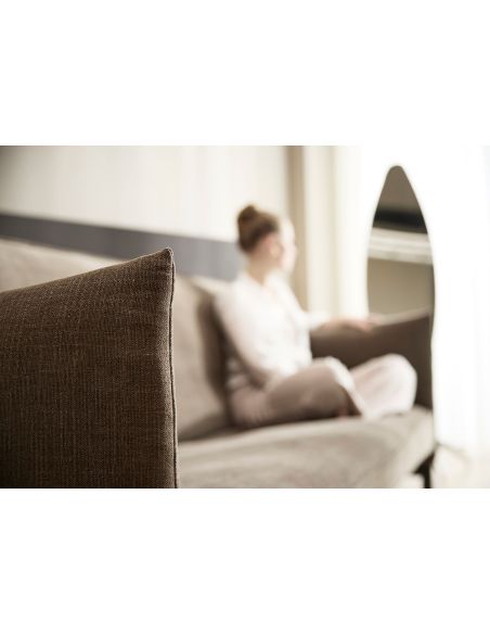 Divano letto a 2 posti sfoderabile Junus - 411 Esina Cedar Brown Divano letto a 2 posti sfoderabile Junus - 411 Esina Cedar Brown