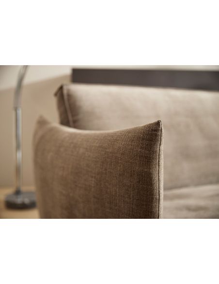 Divano letto a 2 posti sfoderabile Junus - 411 Esina Cedar Brown Divano letto a 2 posti sfoderabile Junus - 411 Esina Cedar Brown