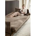 Divano letto a 2 posti sfoderabile Junus - 411 Esina Cedar Brown