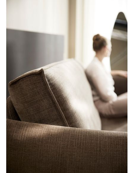 Divano letto a 2 posti sfoderabile Junus - 411 Esina Cedar Brown Divano letto a 2 posti sfoderabile Junus - 411 Esina Cedar Brown