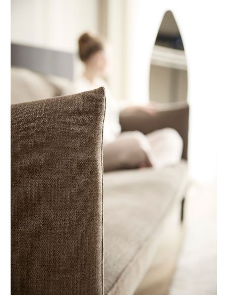 Divano letto a 2 posti sfoderabile Junus - 411 Esina Cedar Brown Divano letto a 2 posti sfoderabile Junus - 411 Esina Cedar Brown