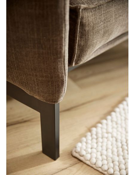 Divano letto a 2 posti sfoderabile Junus - 411 Esina Cedar Brown Divano letto a 2 posti sfoderabile Junus - 411 Esina Cedar Brown