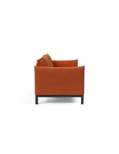 Divano letto a 2 posti sfoderabile Junus - 412 Esina Rust Orange Divano letto a 2 posti sfoderabile Junus - 412 Esina Rust Orange