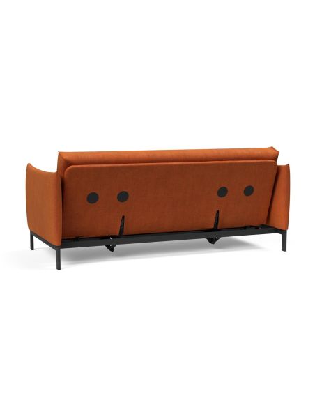 Divano letto a 2 posti sfoderabile Junus - 412 Esina Rust Orange Divano letto a 2 posti sfoderabile Junus - 412 Esina Rust Orange