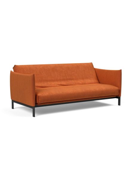 Divano letto a 2 posti sfoderabile Junus - 412 Esina Rust Orange Divano letto a 2 posti sfoderabile Junus - 412 Esina Rust Orange