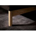 Divano letto matrimoniale per uso quotidiano Malloy Wood - 358 Taura Chocco