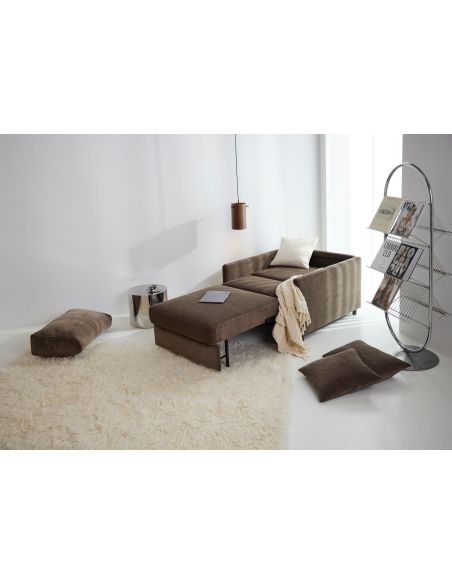 Poltrona letto con braccioli Neah Slim - 411 Esina Cedar Brown Poltrona letto con braccioli Neah Slim - 411 Esina Cedar Brown