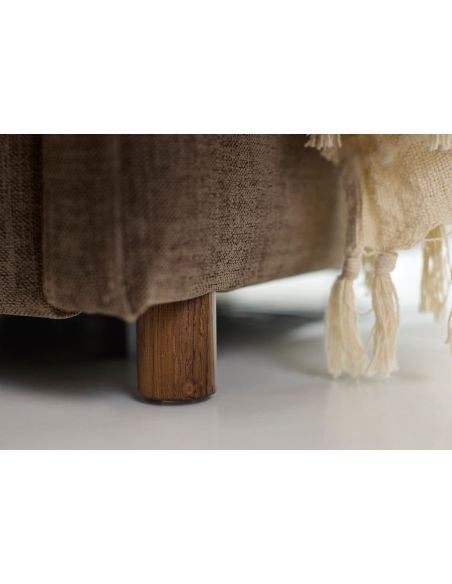 Poltrona letto con braccioli Neah Slim - 411 Esina Cedar Brown Poltrona letto con braccioli Neah Slim - 411 Esina Cedar Brown