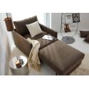 Poltrona letto con braccioli Neah Slim - 411 Esina Cedar Brown