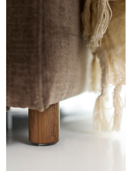 Poltrona letto con braccioli Neah Slim - 411 Esina Cedar Brown Poltrona letto con braccioli Neah Slim - 411 Esina Cedar Brown