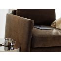 Poltrona letto con braccioli Neah Slim - 411 Esina Cedar Brown