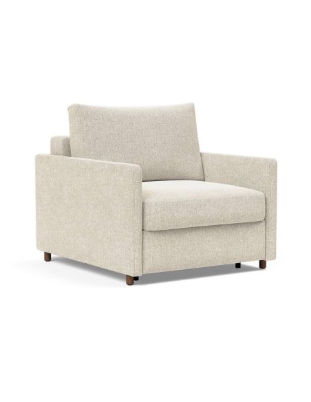 Poltrona letto con braccioli Neah Slim - 357 Taura Off White Poltrona letto con braccioli Neah Slim - 357 Taura Off White