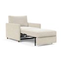Poltrona letto con braccioli Neah Slim - 357 Taura Off White