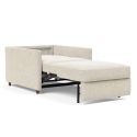 Poltrona letto con braccioli Neah Slim - 357 Taura Off White