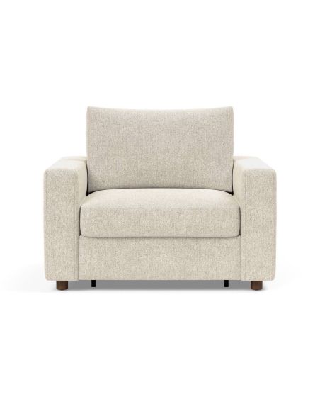 Poltrona letto con braccioli imbottiti Neah - 357 Taura Off White