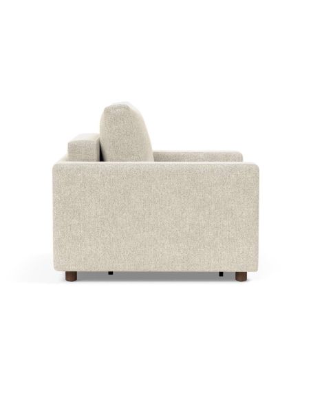 Poltrona letto con braccioli imbottiti Neah - 357 Taura Off White