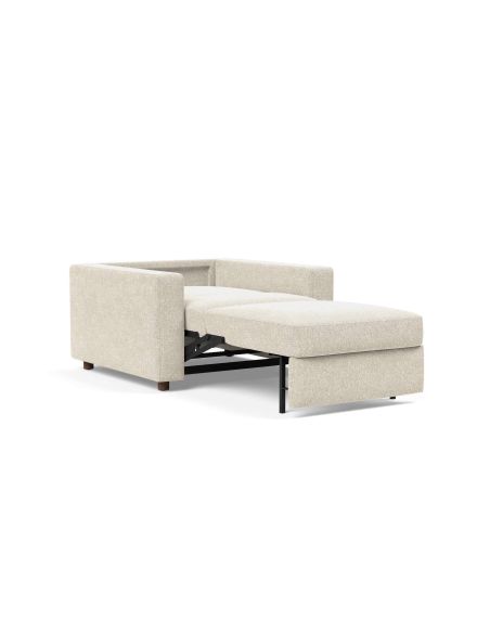 Poltrona letto con braccioli imbottiti Neah - 357 Taura Off White
