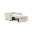 Poltrona letto con braccioli imbottiti Neah - 357 Taura Off White
