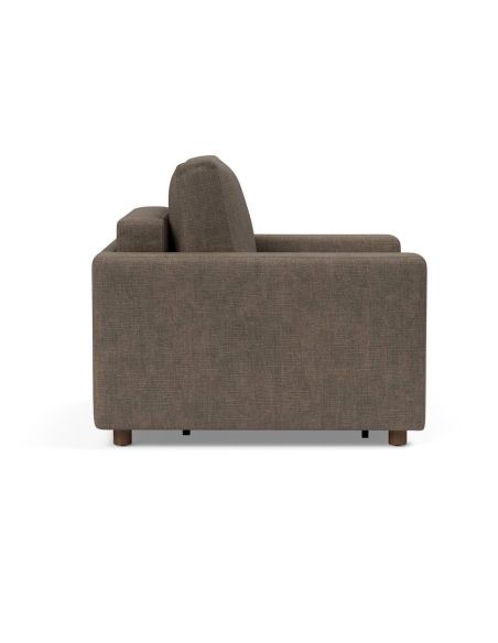 Poltrona letto con braccioli imbottiti Neah - 411 Esina Cedar Brown