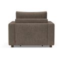 Poltrona letto con braccioli imbottiti Neah - 411 Esina Cedar Brown