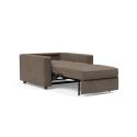 Poltrona letto con braccioli imbottiti Neah - 411 Esina Cedar Brown