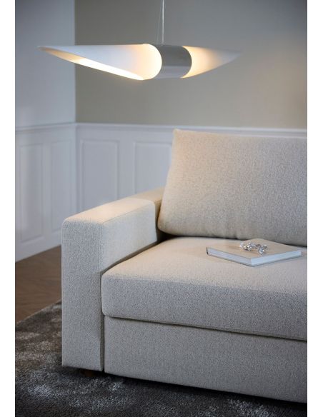 Divano letto con braccioli imbottiti Neah 140 - 357 Taura Off White