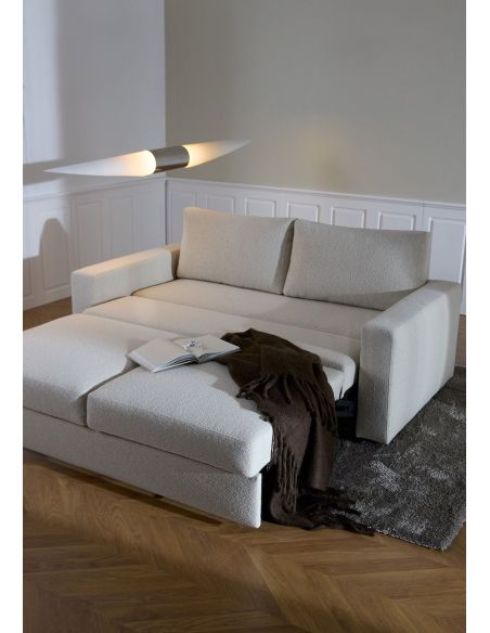 Divano letto con braccioli imbottiti Neah 140 - 357 Taura Off White