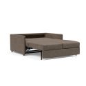 Divano letto con braccioli Neah Slim - 411 Esina Cedar Brown