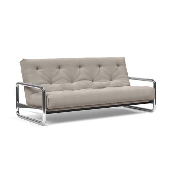 Divano letto matrimoniale uso quotidiano Lomira - 551 Faunal Brown 2