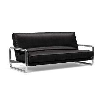 Divano letto matrimoniale sfoderabile Lomira - 550 Faunal Black