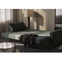 Divano letto matrimoniale con braccioli Akello Arms - 281 Avella Pine Green