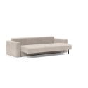 Divano letto matrimoniale con braccioli Akello Arms - 280 Avella Sand