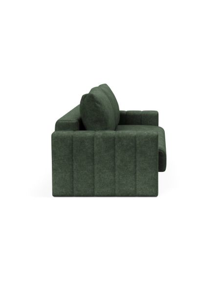 Divano letto matrimoniale con braccioli Akello Arms - 281 Avella Pine Green