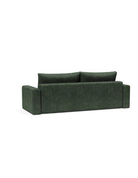 Divano letto matrimoniale con braccioli Akello Arms - 281 Avella Pine Green