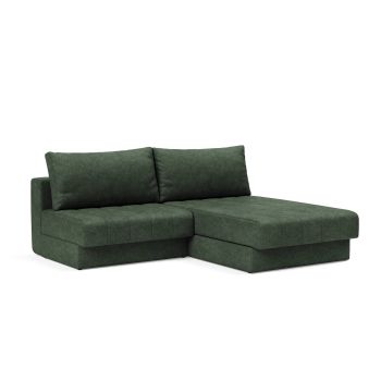 Divano letto matrimoniale con penisola Akello Lounger - 280 Avella Sand 2