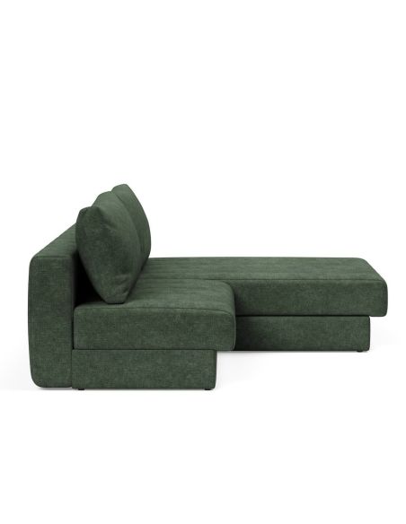 Divano letto matrimoniale con penisola Akello Lounger - 281 Avella Pine Green Divano letto matrimoniale con penisola Akello Lounger - 281 Avella Pine Green