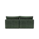Divano letto matrimoniale con penisola Akello Lounger - 281 Avella Pine Green
