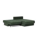 Divano letto matrimoniale con penisola Akello Lounger - 281 Avella Pine Green