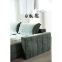 Divano letto matrimoniale con penisola e braccioli Akello Lounger Arms - 281 Avella Pine Green