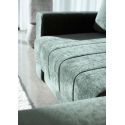Divano letto matrimoniale con penisola e braccioli Akello Lounger Arms - 281 Avella Pine Green