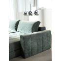 Divano letto matrimoniale con penisola e braccioli Akello Lounger Arms - 281 Avella Pine Green