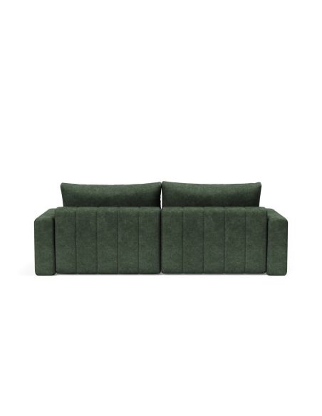 Divano letto matrimoniale con penisola e braccioli Akello Lounger Arms - 281 Avella Pine Green