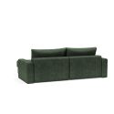 Divano letto matrimoniale con penisola e braccioli Akello Lounger Arms - 281 Avella Pine Green