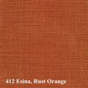 Divano letto matrimoniale con braccioli Cone - 412 Esina Rust Orange